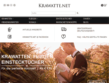 Tablet Screenshot of krawatte.net